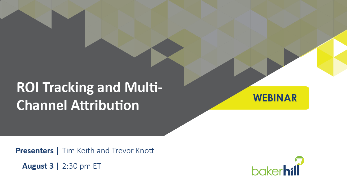 Webinar // ROI Tracking and Multi-Channel Attribution